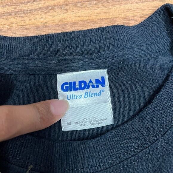 Gildan Ultra Blend Mens Christian Concert Tour Short Sleeve T-Shirt Black Medium - Picture 7 of 11